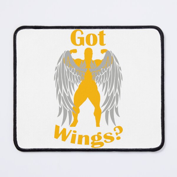Item preview, Bodybuilding Back Pose Got Wings? Big Lats Gold designed and sold by designsbyted.