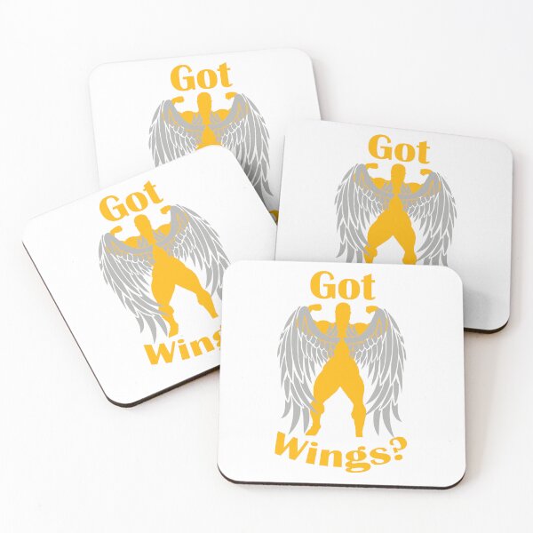 Item preview, Bodybuilding Back Pose Got Wings? Big Lats Gold designed and sold by designsbyted.