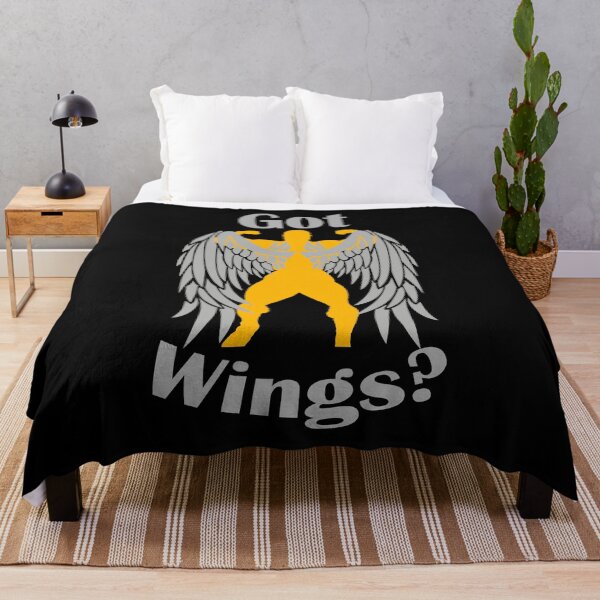 Item preview, Bodybuilding Back Pose Got Wings? Big Lats Grey designed and sold by designsbyted.