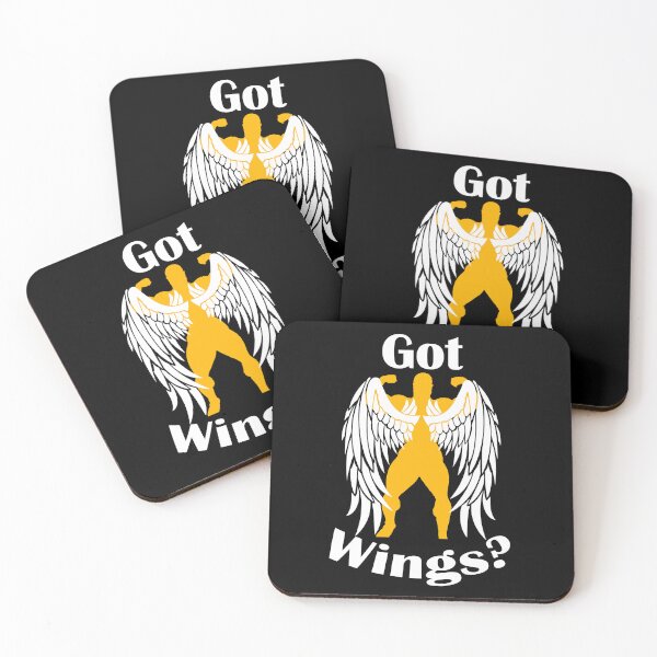 Item preview, Bodybuilding Back Pose Got Wings? Big Lats White designed and sold by designsbyted.