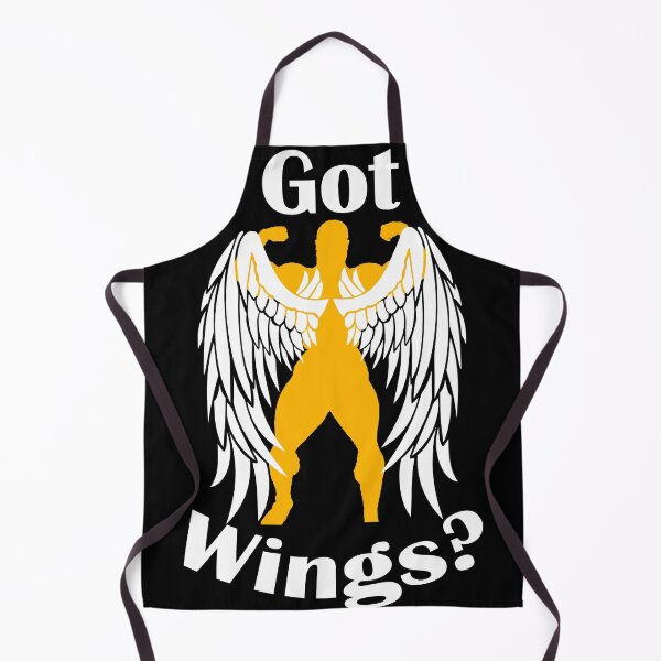 Item preview, Bodybuilding Back Pose Got Wings? Big Lats White designed and sold by designsbyted.