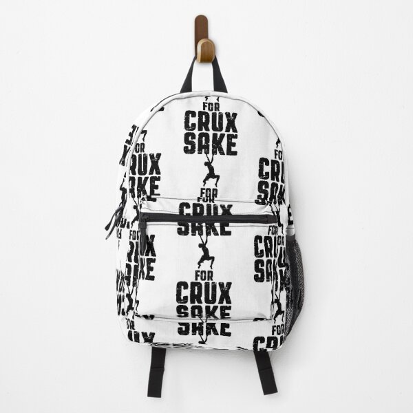 Item preview, For Crux Sake Rock Climbing Bouldering Funny Climber Boy designed and sold by GrandeDuc.