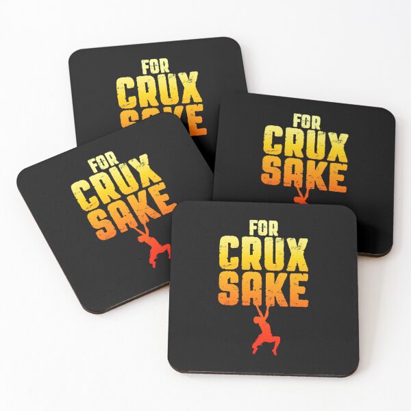 Item preview, For Crux Sake Rock Climbing Bouldering Funny Climber Boy designed and sold by GrandeDuc.