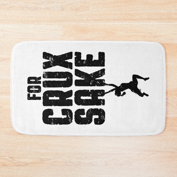 Item preview, For Crux Sake Rock Climbing Bouldering Funny Climber Girl designed and sold by GrandeDuc.
