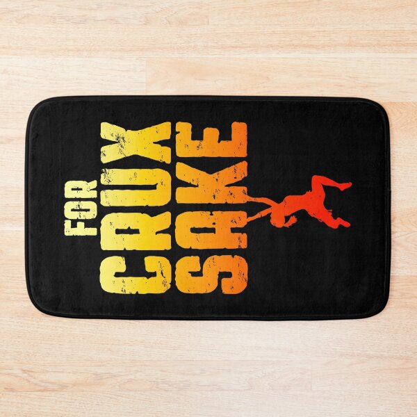 Item preview, For Crux Sake Rock Climbing Bouldering Funny Climber Girl designed and sold by GrandeDuc.