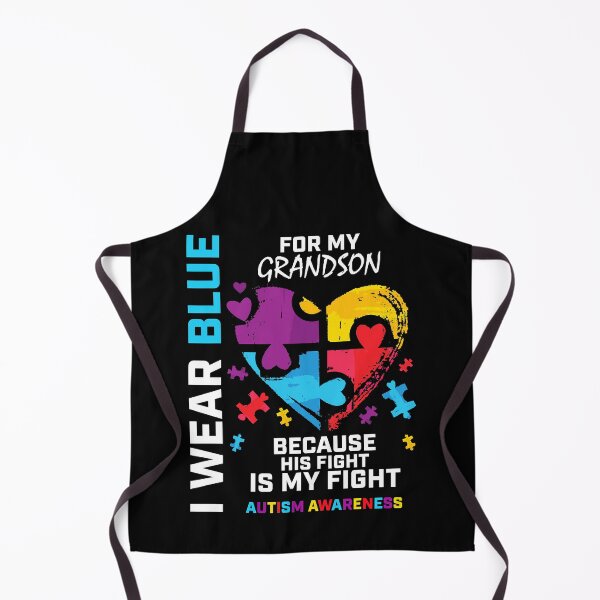 Item preview, Grandma Grandpa I Wear Blue For My Grandson Autism Awareness designed and sold by HaaChris-Artis.