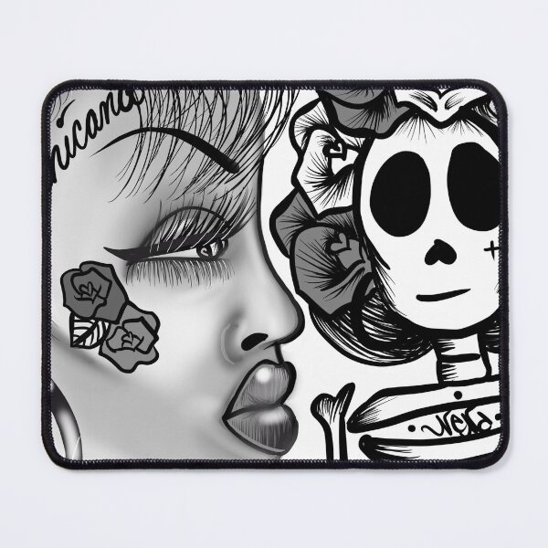 Item preview, Chicana y la calaca designed and sold by Madeline Alvizo Ramirez Studios .