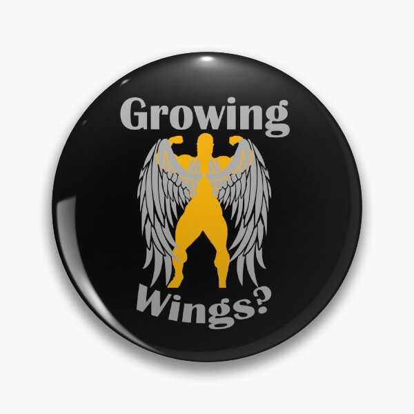 Item preview, Bodybuilding Back Pose Growing Wings? Big Lats Grey designed and sold by designsbyted.