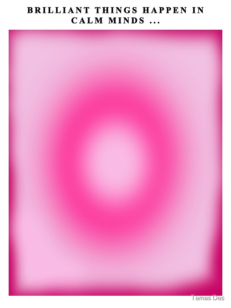 Spiritual Pink Aura Gradient Ombre Sombre Abstract  Poster for Sale by  Tamas Das