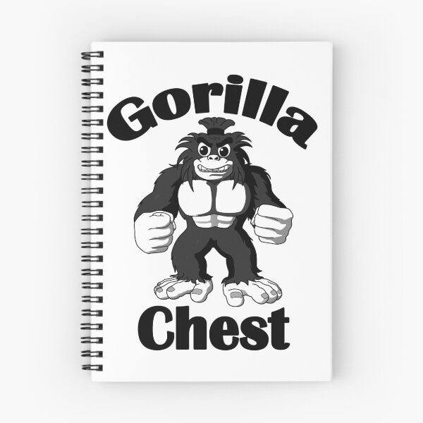 Item preview, Bodybuilding Big Gorilla Chest Black designed and sold by designsbyted.