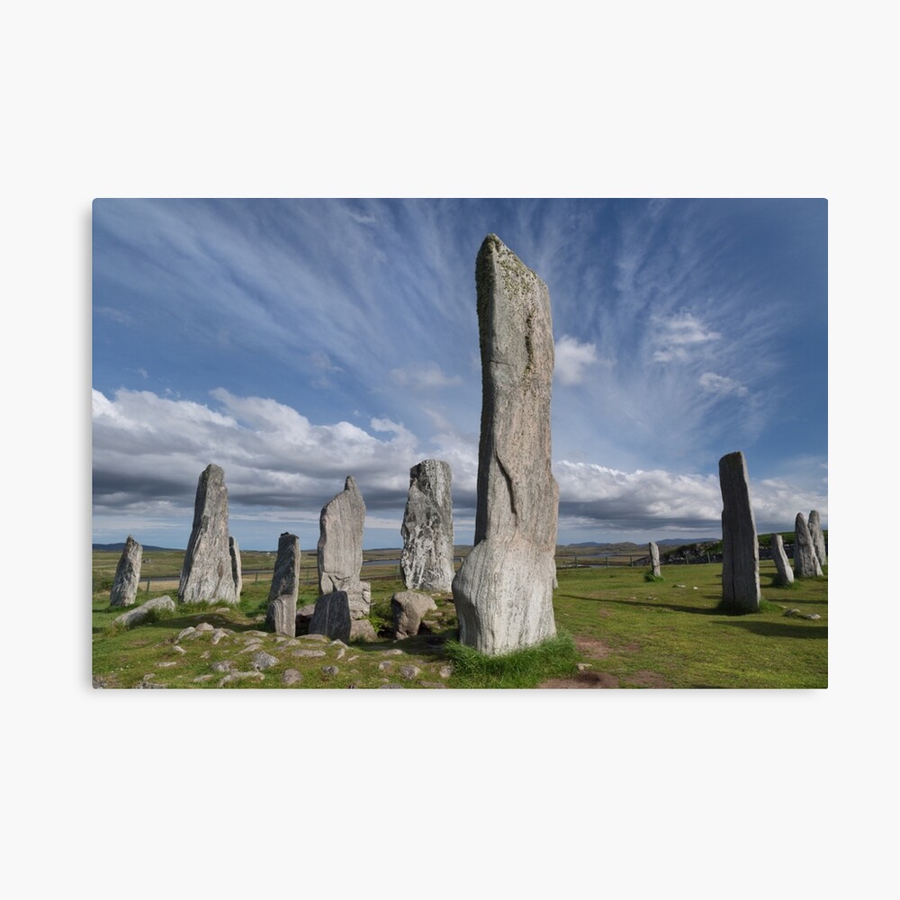 Callanish Stones and Summer Skies. Isle of Lewis. Outer Hebrides. Scotland. Canvas Print
