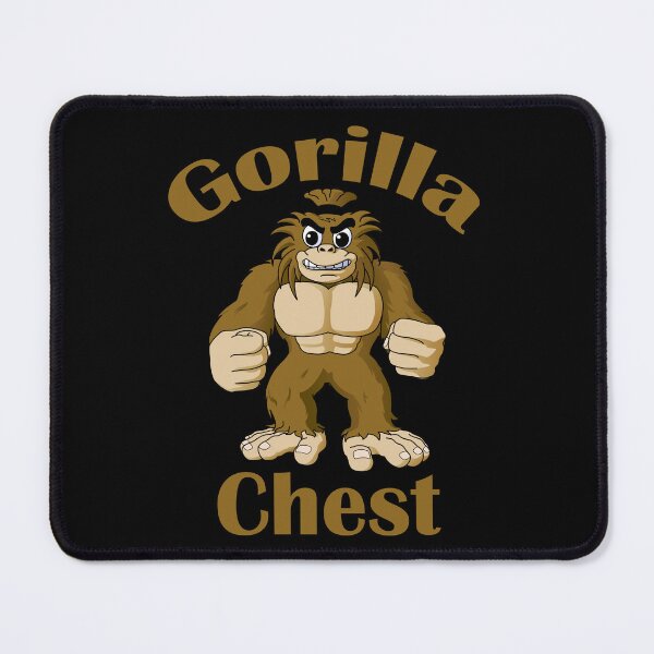 Item preview, Bodybuilding Big Gorilla Chest Brown designed and sold by designsbyted.
