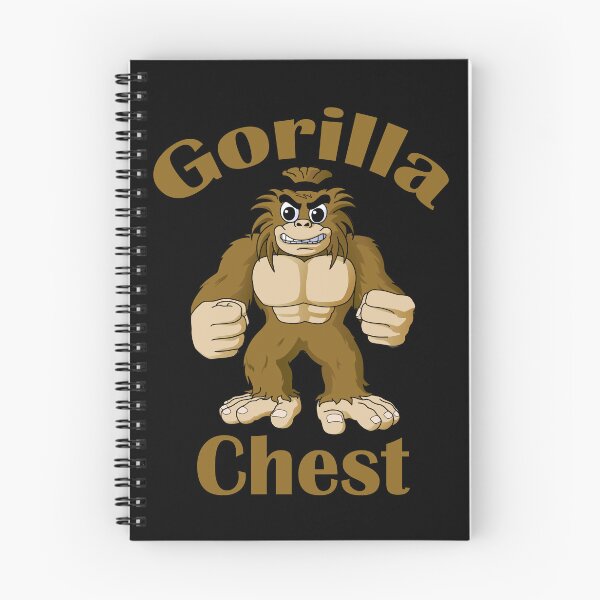 Item preview, Bodybuilding Big Gorilla Chest Brown designed and sold by designsbyted.