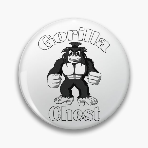 Item preview, Bodybuilding Big Gorilla Chest White designed and sold by designsbyted.