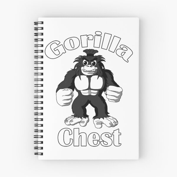Item preview, Bodybuilding Big Gorilla Chest White designed and sold by designsbyted.