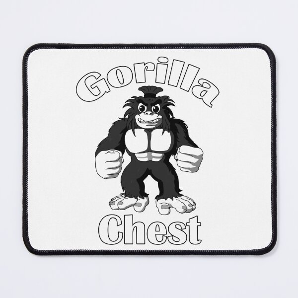 Item preview, Bodybuilding Big Gorilla Chest White designed and sold by designsbyted.