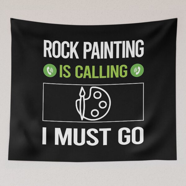 Item preview, It Is Calling Rock Painting designed and sold by saraokcstreva.