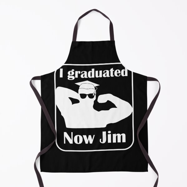 Item preview,  I graduated now Jim bodybuilding pose graduation white designed and sold by designsbyted.