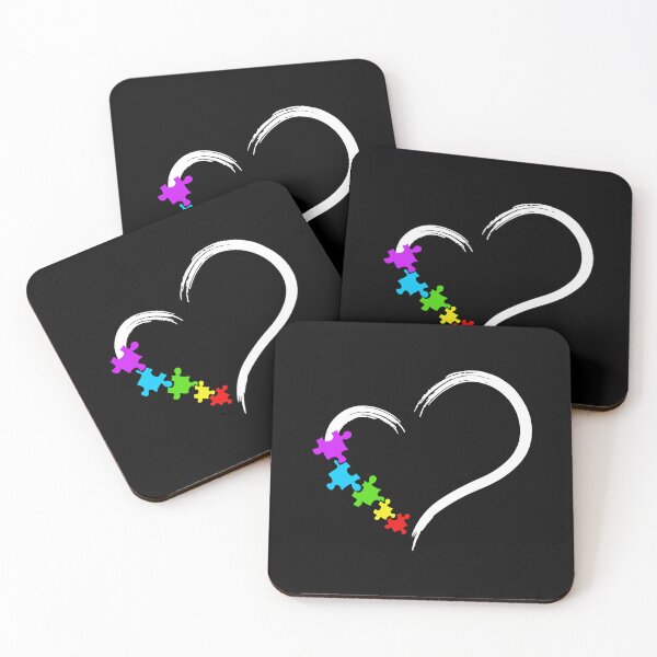 Item preview, Heart Autism Awareness Love Puzzle Simple Idea Autism Family designed and sold by HaaChris-Artis.