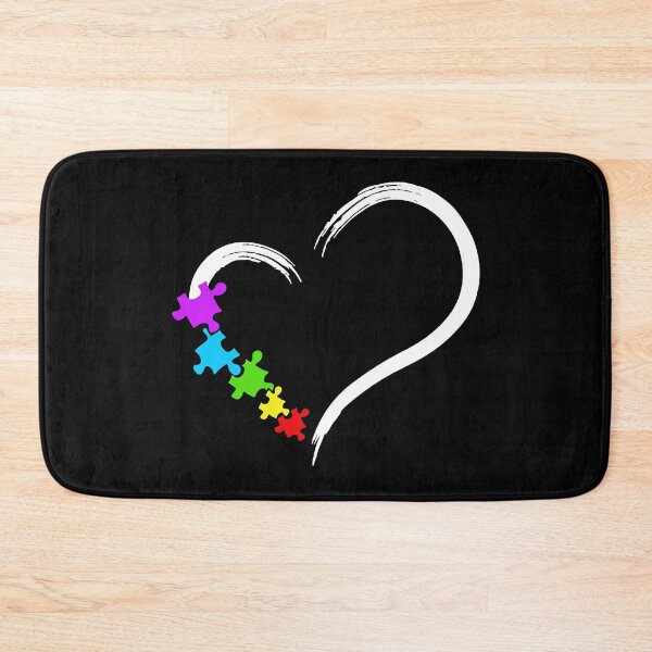 Item preview, Heart Autism Awareness Love Puzzle Simple Idea Autism Family designed and sold by HaaChris-Artis.