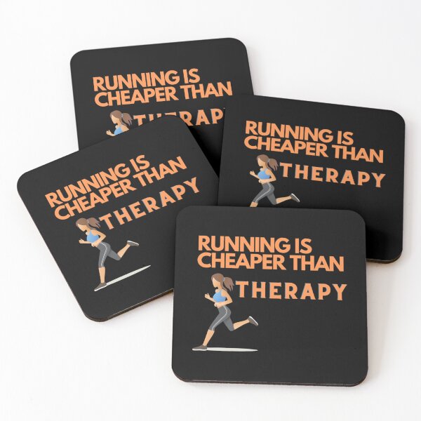 Item preview, Running Is Cheaper Than Therapy Classic T-Shirt designed and sold by dianesandraon.