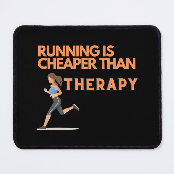 Item preview, Running Is Cheaper Than Therapy Classic T-Shirt designed and sold by dianesandraon.