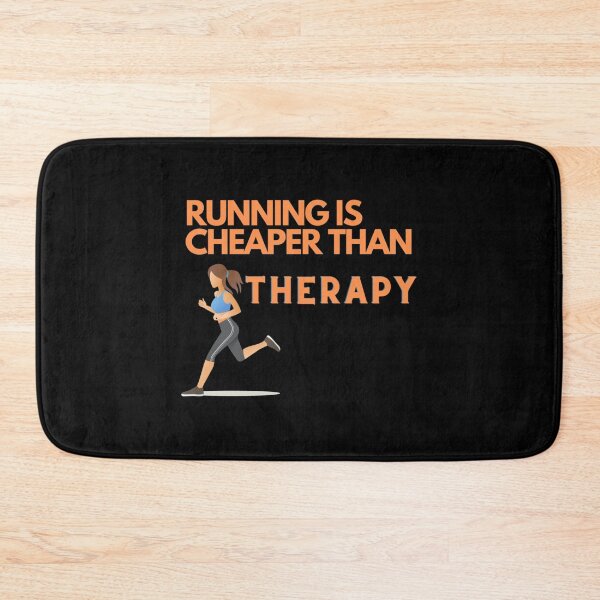 Item preview, Running Is Cheaper Than Therapy Classic T-Shirt designed and sold by dianesandraon.