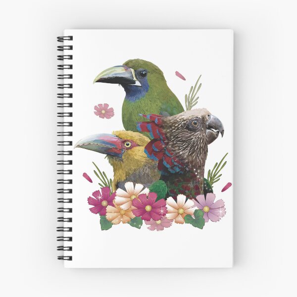Item preview, toucans and parrot designed and sold by obscurite.