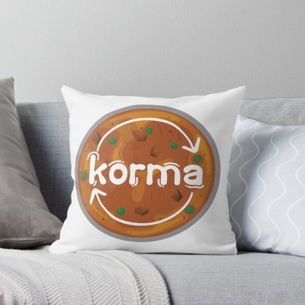 Item preview, Instant Korma or Instant Karma Funny India Pakistan Food design  designed and sold by alltheprints.