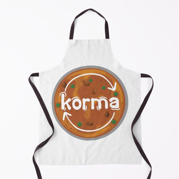 Item preview, Instant Korma or Instant Karma Funny India Pakistan Food design designed and sold by alltheprints.