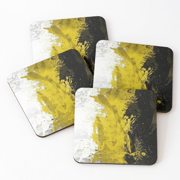Item preview, Abstract Art in White, Gold and Black Colors designed and sold by NengShop.