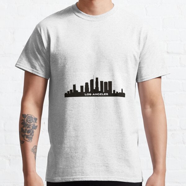 Los Angeles Skyline Summer Tshirt Design