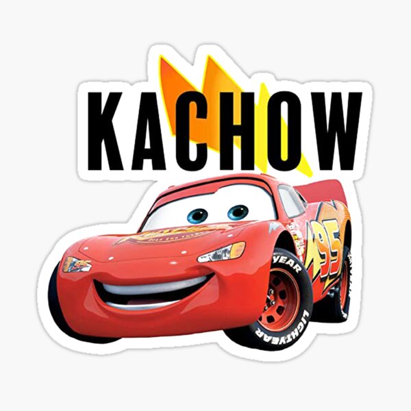 Thunder Cars Kachow Sticker for Sale by IvanGreenberg