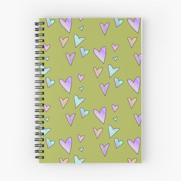 Item preview, watercolor heart sticker pack designed and sold by norcalkara.