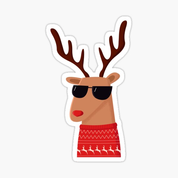 Merry Christmas Dude! Sticker