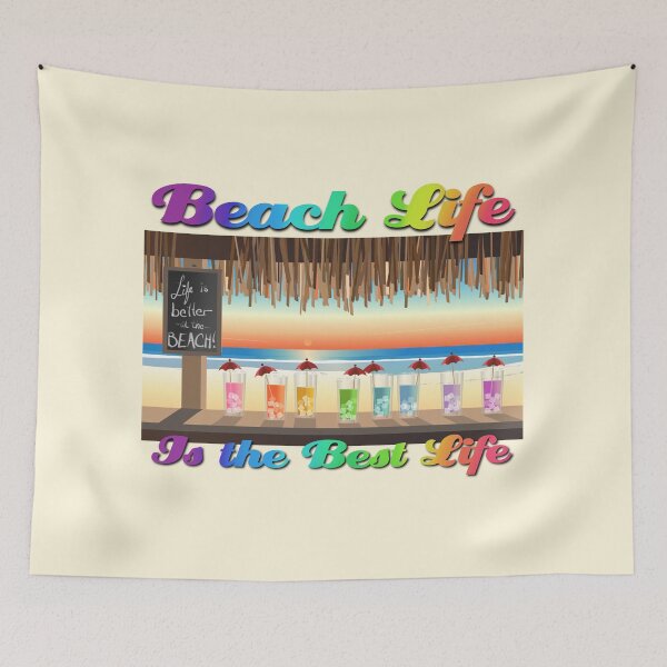 Item preview, Beach Life is the Best Life - summer pride vibes designed and sold by MunsyArt.