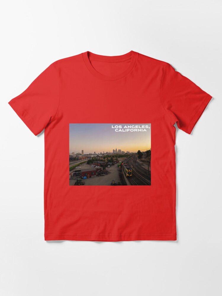  Los Angeles T-Shirt Sunset LA Tee Shirt : Clothing