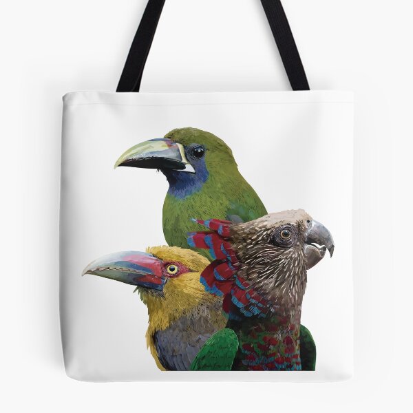 Item preview, toucans and parrot designed and sold by obscurite.