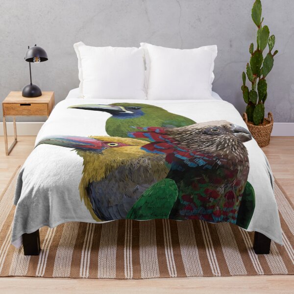 Item preview, toucans and parrot designed and sold by obscurite.