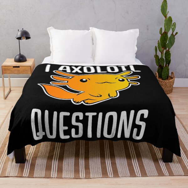 Aperçu de l'œuvre I Axolotl Questions Funny Axolotl Lover créée et vendue par xmjajd.