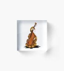 Snake Bass (White) Acrylic Block