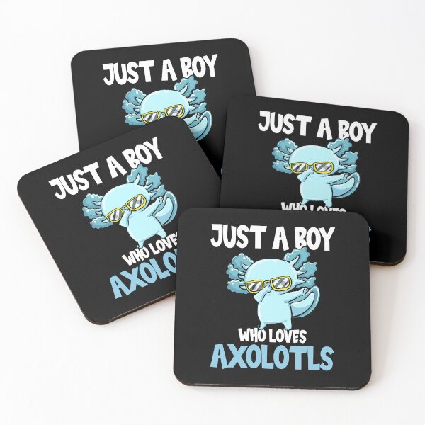 Item preview, Just A Boy Who Loves Axolotls designed and sold by xmjajd.