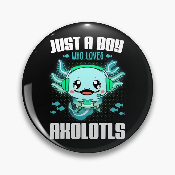 Item preview, Just a Boy Who Loves Axolotls Funny Axolotl Gamer designed and sold by xmjajd.