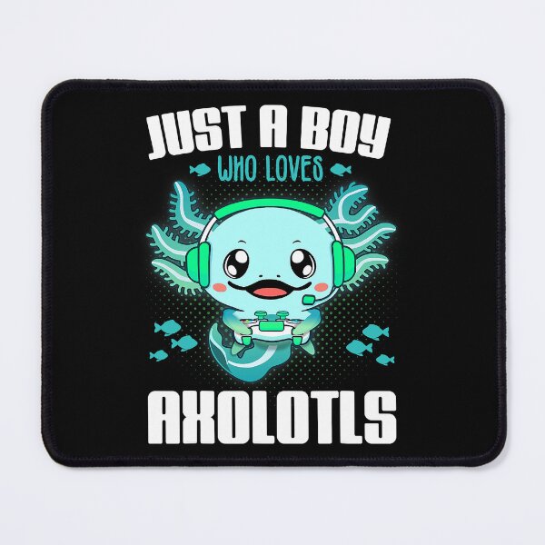 Item preview, Just a Boy Who Loves Axolotls Funny Axolotl Gamer designed and sold by xmjajd.