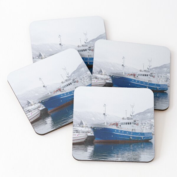 Item preview, Boats in Tromso designed and sold by Dominika Aniola.