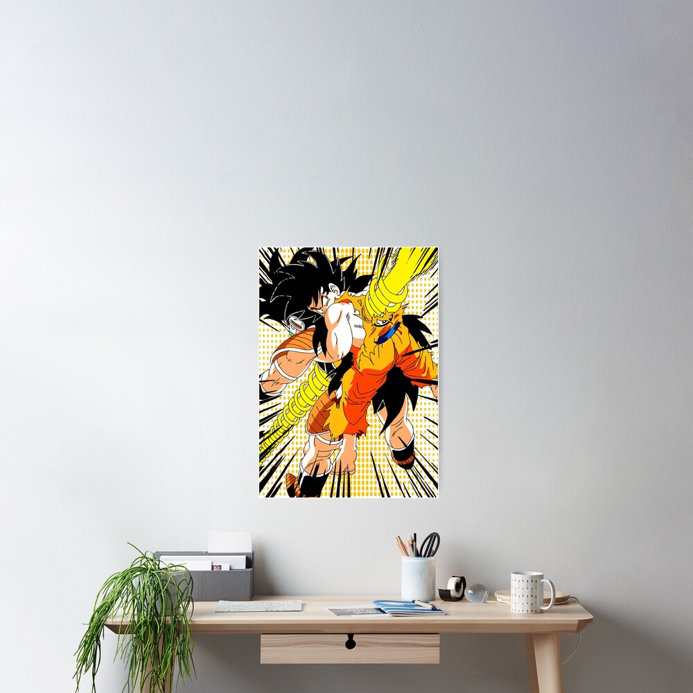 Goku vs Raditz Poster for Sale by LaurenIrmen28