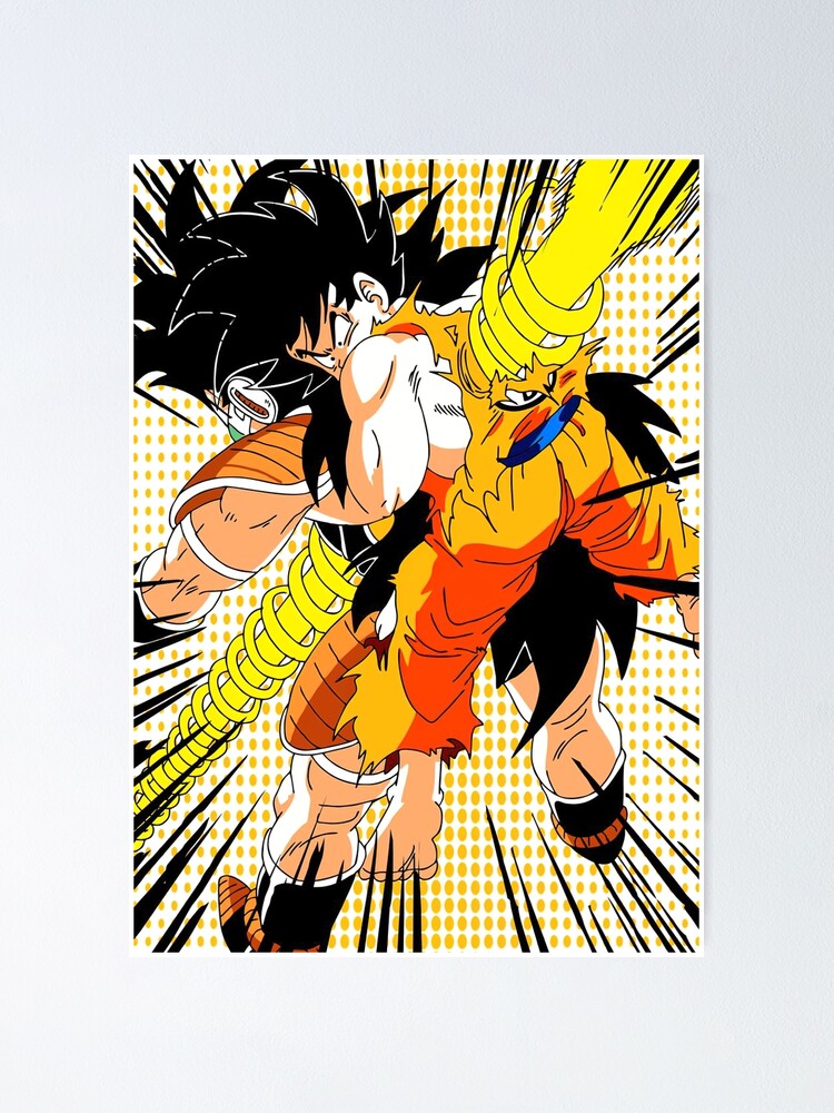 Goku vs Raditz Poster for Sale by LaurenIrmen28