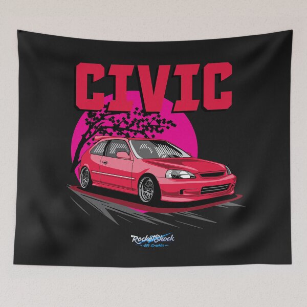 Item preview, Hatchback cívico designed and sold by Rocket Shock.