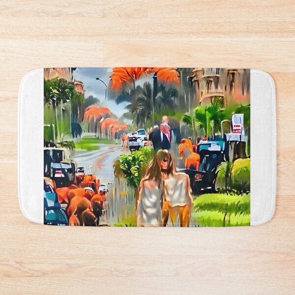 Item preview, After the Fall at Mar-a-Lago, Donny & Melania are Expelled from the Garden of Grifters designed and sold by QuackersWeb.