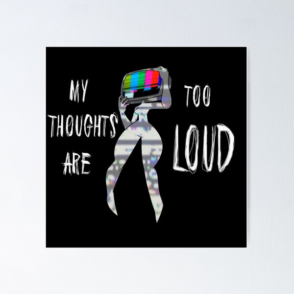 Item preview, Loud thoughts designed and sold by aphyummy.